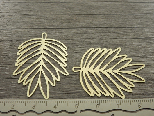 Lehtiriipus, 38x28mm, vaaleakulta, 1kpl