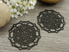 Kukkariipus, 30mm, musta, 1kpl