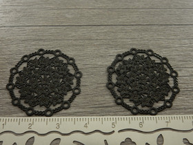 Kukkariipus, 30mm, musta, 1kpl