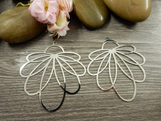 Kukkariipus, 45x41mm, kromi, 1kpl