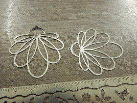 Kukkariipus, 45x41mm, kromi, 1kpl