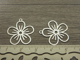 Kukkariipus, 22x20mm, kirkashopea, 1kpl