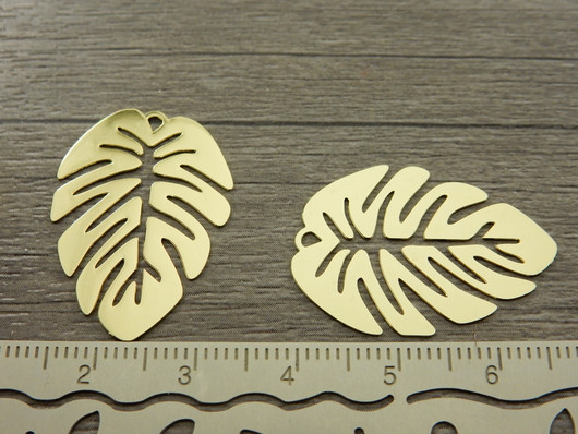Lehtiriipus, 28x20mm, vaaleakulta, 1kpl
