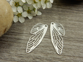 Siipiriipus, 20x8mm, kirkashopea, 1kpl