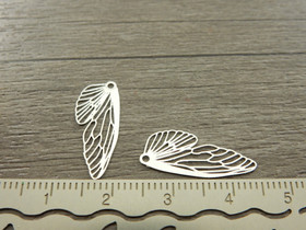 Siipiriipus, 20x8mm, kirkashopea, 1kpl