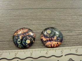 Kapussi kuvio, 16mm, moniväri, 1kpl