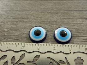 Kapussi pahansilmä, 12mm, sininen, 1kpl