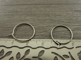 Korvakorurengas, 15x0.7mm, rst, 1pari