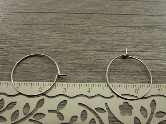 Korvakorurengas, 20x0.7mm, rst, 1pari