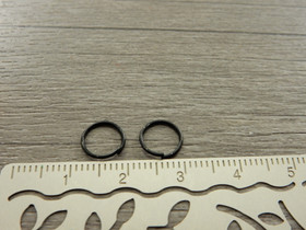 Välirengas, 8x0.7mm, avattava, musta, 50kpl