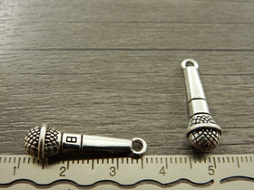 Mikrofoniriipus, 25x8mm, kromi, 1kpl