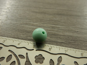 Silikonihelmi, 9mm, minttu, 1kpl