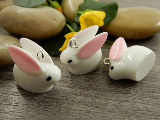 Pupuriipus 3D 2LK, 16x19mm, valkoinen, 1kpl