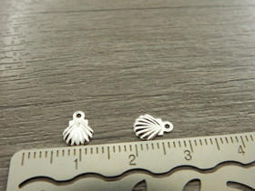 Simpukkariipus, 8x6mm, kirkashopea, 1kpl