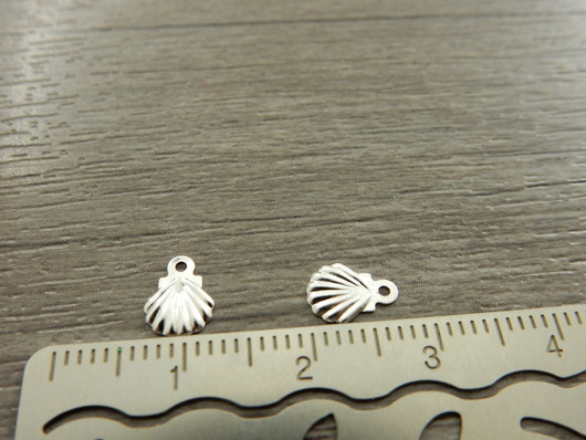 Simpukkariipus, 8x6mm, kirkashopea, 1kpl