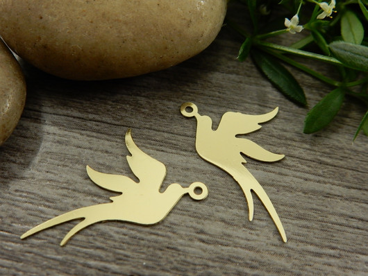 Linturiipus, 23x19mm, vaaleakulta, 1kpl