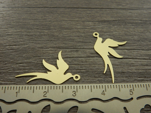 Linturiipus, 23x19mm, vaaleakulta, 1kpl