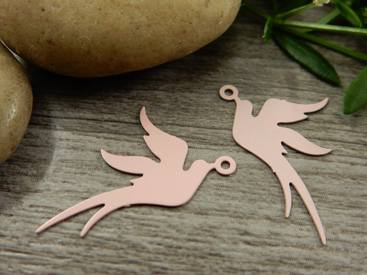 Linturiipus, 23x19mm, vaaleanpunainen, 1kpl