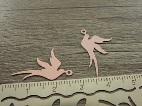 Linturiipus, 23x19mm, vaaleanpunainen, 1kpl