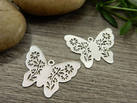 Perhonenriipus, 20x16mm, kirkashopea, 1kpl