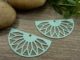 Puoliympyräriipus, 31x17mm, minttu, 1kpl