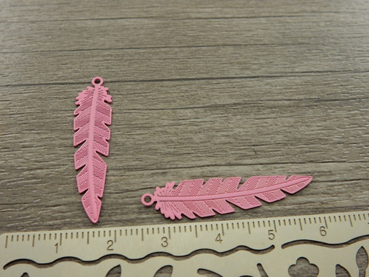 Sulkariipus, 34x8mm, pinkki, 1kpl