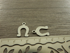 Hevosenkenkäriipus, 14x9mm, rst, 1kpl