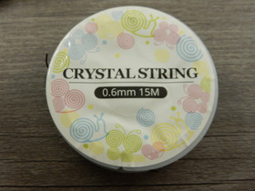 Joustolanka, 0.6mm, musta, 15m