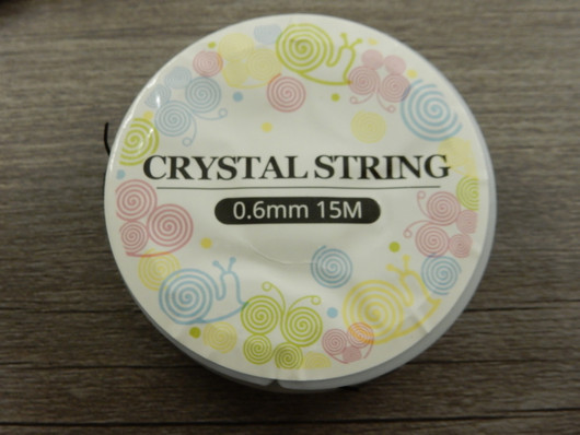 Joustolanka, 0.6mm, musta, 15m