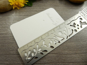 Korukortti, 5.3x7.3cm, valkoinen, 1kpl