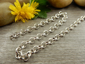 Roloketju, 5x1.3mm, kirkashopea, 1m