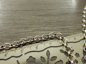 Roloketju, 5x1.3mm, kirkashopea, 1m