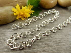 Roloketju, 6x1.5mm, kirkashopea, 1m