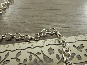 Roloketju, 6x1.5mm, kirkashopea, 1m