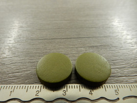 Puuhelmi, 15mm, maastonvihreä, 10kpl