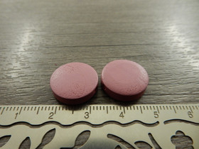 Puuhelmi, 15mm, pinkki, 10kpl