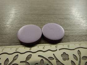 Puuhelmi, 20mm, liila, 10kpl