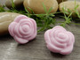 Silikonihelmi ruusu, 21mm, vaaleapinkki, 1kpl