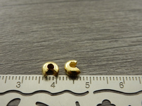 Päällyshelmi, 4mm, kulta, 20kpl