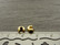 Päällyshelmi, 4mm, kulta, 20kpl