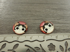 Kapussi kissa, 12mm, moniväri, 1kpl