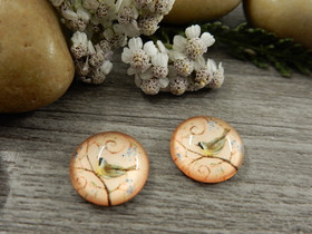 Kapussi lintu, 12mm, moniväri, 1kpl