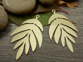 Lehtiriipus, 38x23mm, vaaleakulta, 1kpl