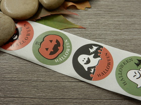 Halloween tarra, 25mm, moniväri, 10kpl