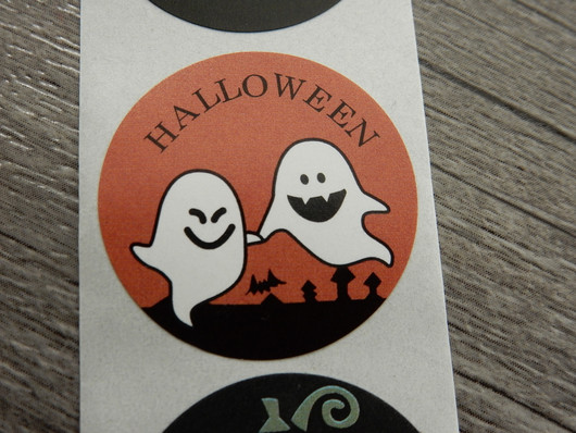 Halloween tarra, 25mm, moniväri, 10kpl
