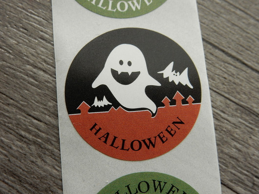 Halloween tarra, 25mm, moniväri, 10kpl