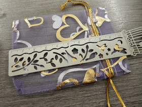 Organzapussi, 7x9cm, mix setti, 10kpl