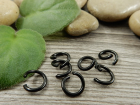 Välirengas, 8x1.2mm, musta, 50kpl