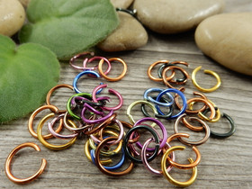 Välirengas, 8x1mm, mix setti, 50kpl