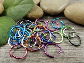 Välirengas, 10x1mm, mix setti, 20kpl